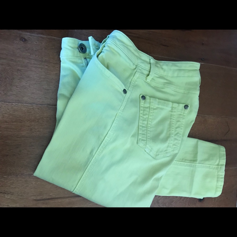 Alice & Olivia Lime Jeans